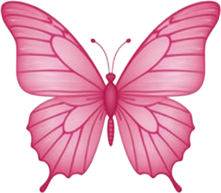 Pink Butterfly Illustration